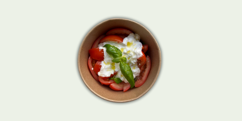 Caprese with Stracciatella