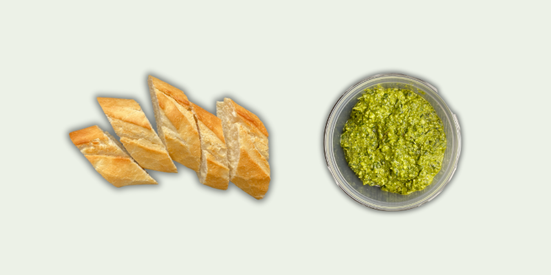 Bread with Pesto